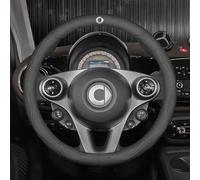 Lenkradbezug für Smart 451 Fortwo 2007 2015, weich bequem Steering Lenkradschoner für. Mode Anti-Rutsch Auto Innenraum und atmungsaktiv langlebiger.,B