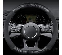 lenkradbezug für Toyota Yaris Cross MXP I 2021-2024, lenkradbezug Leder,Auto lenkradbezug,Anti-rutsch Atmungsaktives Lenkradbezug,Atmungsaktiv Auto Lenkrad Schutzhülle,D-Type-Black