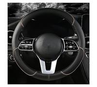 Lenkradbezug Lenkradhülle Lenkradabdeckung Auto Lenkrad Abdeckung 38cm PU Leder Für VW Für Golf Für Polo Für Teramont Für Atlas Für T-ROC Für T-Cross Auto Zubehör(O-5)