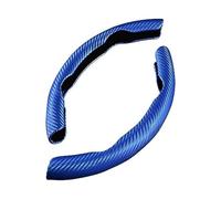 Lenkradhülle Für Hyundai für i10 für i20 für i30 für i40 für ix20 für ix25 für ix35 für ix55 HB20 2 Stück segmentierter Auto-Lenkradschutz(B Blue)