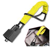 Lenkradkralle Metallkopf Diebstahlschutz 3 Schlüssel Gelb 1