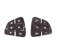 Lenkradschalter Kompatibel Für Benz ABV Für CLA Für GLA Für GLS Vito Klasse W166 W176 W218 W447 Multifunktions-Lenkrad-Telefon-Steuertaste(A Set - Brown)