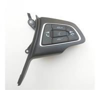 Lenkradschalter Taste Auto Musik-Bluetooth-Taste, Lenkrad-Multifunktionstasten, Für Ford Für Focus MK3 2015 2016 2017 Für Kuga 2017(Schwarz)