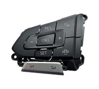 Lenkradschalter-Tastenabdeckung Für VW Für Golf 8 2020-2021 Für Passat B8 Für T-Roc Für T-Cross T6 Für Tiguan Lenkrad Tasten Schalter(Links)