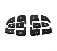 Lenkradschalter-Tastenabdeckung, Paar, kompatibel mit Mercedes-For A-Klasse W176, B-Klasse W246, CLA C117, CLS C218, GLA X156, GLE C292