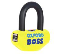 Oxford Bremsscheibenschloss Boss – gelb/schwarz, Schließbügel mit 12