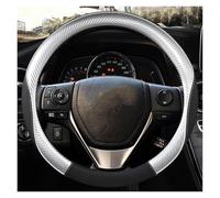 Lenkradschoner Auto-Lenkradabdeckung Für Toyota Für Alphard Für Avanza Für Camry Für Corolla Für CHR Für Prius Für Altis Für Estima Für Harrier(Weiss)
