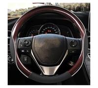 Lenkradschoner Auto-Lenkradabdeckung Für Toyota Für Alphard Für Avanza Für Camry Für Corolla Für CHR Für Prius Für Altis Für Estima Für Harrier(Braun)