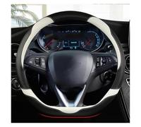 Lenkradschoner Autolenkradabdeckung Für Opel Für Astra 2015-2021 Für Corsa Für Combo Für Mokka 2018-2021 Für Grandland X Für Insignia CT(Weiss)