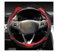 Lenkradschoner Autolenkradabdeckung Für Opel Für Astra K Für Corsa E Für Karl 2014-2022 Für Crossland X Für Grandland Für Insignia 2017-2022(RED O)