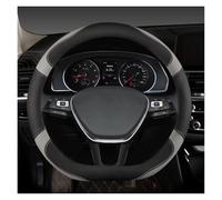 Lenkradschoner Autolenkradabdeckung Für VW Für Sharan Für Passat Für Caddy Für Touran Für Tiguan Für Teramont Für Atlas Für T-ROC T-Cross 2017-2021(Grau)