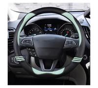 Lenkradschoner Für Focus 3 2015-2018, Für Kuga 2016-2019, Für Escape, Für C-MAX, Für Ecosport 2018-2019, Autolenkradabdeckung Aus Pu-Leder(GRÜN)