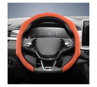 Lenkradschoner Lenkradabdeckung Passend Für Räder Für Skoda Für Octavia Für Kamiq Für Fabia Für Kodiaq Für Karo(Orange D)