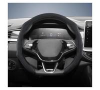 Lenkradschoner Lenkradabdeckung Passend Für Räder Für Skoda Für Octavia Für Kamiq Für Fabia Für Kodiaq Für Karo(Black D)