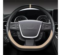 Lenkradschutzhülle Für Peugeot 508 2011 2012 2013 2014 2015 2016 2017 2018 508 SW 2011-2018 Auto Lenkrad Abdeckung Mikrofaser Leder D Form Auto Zubehör Lenkradbezüge(BEIGE)