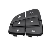 Lenkradtasten Schalter Kompatibel Mit Benz Für V-Klasse Für Vito Für Metris W447 2015-2021 A09990507009107 A09990506009107 Auto-Schalter Lenkrad-Steuertasten(Silver,1pcs Left)