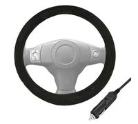 Lenkradwärmer - 12 Volt PU Leder Kabelloser Beheizter Schutz | Automobil Lenkradheizung Abdeckung | Für Fahrer Und Fahrerinnen Im Winter Bei Kaltem Wetter Für Pendelstrecken Und Roadtrips