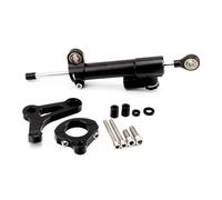 Lenkung Stabilisieren Zubehör CNC-Lenkungsdämpfer-Halterung Für Yamaha XMAX300 XMAX-300 2017-2023 Mit Pufferadapter-Kit Motorrad Dämpfer Halterung(Satz 3)