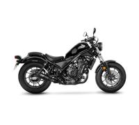 LEOVINCE AUSPUFF LV-10 VOLL SCHWARZ HONDA CMX 500 REBEL 20-24 INOX