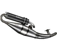 LeoVince Komplettanlage Aluminium Schwarz für KYMCO AGILITY 50 2T RT 16 / PEOPLE 50 ECO KAT / BET & WIN 50 / SUPER 8 50 2T / SUPER 9 50 / TOP BOY 50 ON.OFF / VITALITY 50 / YUP 50