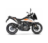 LeoVince SLIP-ON Edelstahl SBK LV ONE EVO Schwarz für KTM 390 ADVENTURE