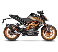 LeoVince SLIP-ON Edelstahl SBK LV ONE EVO Schwarz für KTM DUKE 125/390