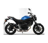LeoVince SLIP-ON Edelstahl SBK NERO für SUZUKI SV 650 / X / ABS