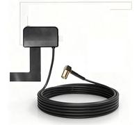 leruiyezs DAB Antenne Auto SMB Rechtwinklig Mit Verstärker,for Pioneer DAB Antenne Digital-Autoradio Scheibenantenne 3 Meter Kabel Für Auto Windschutzscheibe Installation for Verschiedenen DAB-Radios