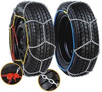 Lescars Autozubehör: Schneeketten Größe S für Reifen 195/65 R15 u.v.m. (Schnellmontage Schneeketten)