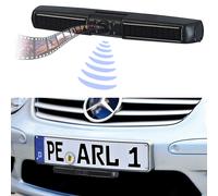 Lescars Zubehör zu Solar Rückfahrkamera: Kabellose Solar-Frontkamera, Full HD, für Solar-Rückfahr-System PA-600 (Einparkhilfe Kennzeichen)