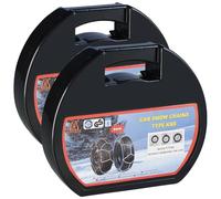 Lescars Pkw-Schneekette: 2er-Set Schneeketten Größe XL für Reifen 245/45 R18 u.v.m. (Reifenkette, Auto Zubehör, EIS)
