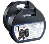 Lescars Schneekettenpaare: 2er-Set Schneeketten Größe L für Reifen 215/55 R16 u.v.m. (Autzubehöre, Auto Zubehör, Anti Rutsch)