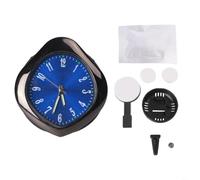 Leuchtende Auto-Uhr mit Aromatherapie-Funktion, elektronisches Quarz-Uhrwerk, kreatives Glasdesign für Auto-Armaturenbrett oder Lüftungsschlitz-Installation, Nachtglüh-Displ(D)