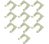 Levemolo 10 Stück U förmige Bremsleitungsclips aus Eisen Kraftstoffleitung Halter Sicherungsklammer für Zuverlässige Bremsleitung Befestigung und Positionierung für Auto Modelle