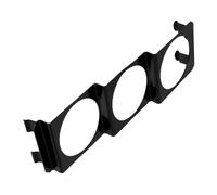 Levemolo Kfz Instrumentenhalterung Metall 3 Loch Messgerätehalter für Armaturenbrett Autozubehör Kompatibel für Pkw LKW Boot