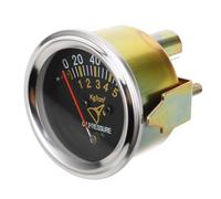 Levemolo Öldruckanzeige Auto Mechanisch 52mm mit Metallgehäuse für Renninstrumentenbrett Fahrzeugtuning