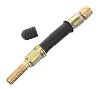 Levemolo Ventilverlängerung für Doppelreifen mit Integriertem Aufsatz Gummi und Eisenmaterial Vielseitiger Ventilschaftanschluss für Verschiedene Fahrzeugmodelle