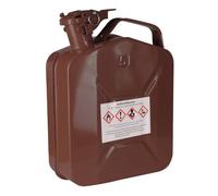 Lex Kraftstoffkanister Benzinkanister Metall Dieselkanister Reservekanister braun 5L : 5 Liter : Braun - 10048175