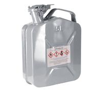 Lex Kraftstoffkanister Benzinkanister Metall Dieselkanister Reservekanister grau 5L : 5 Liter : Grau - 10048174