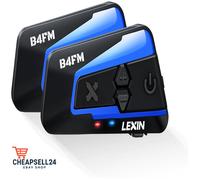 LEXIN B4FM Motorrad Helm Intercom 2000m Reichweite Musikteilen
