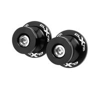 LFDTO Passend for Cfmoto Clx700 Clx 700 700Clx Cf Moto CNC Aluminium Schwingenaufnahmen Ständer Schrauben Schieber Motorradzubehör 2024 10MM(Black)