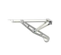 Lfhelper 2er Set Ausdrehstütze Wohnwagen Wohnwagenstützen Kurbelstütze Kurbel Stützen Traglast 1600 Kg Stahl verzinkt universal passend (105mm bis 520mm H:415mm)