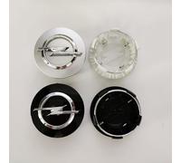 LFWCZS Auto Nabendeckel für Opel Corsa E 3-Door,54mm Felgendeckel Felgenkappen 4 Stück Logo Radnabenabdeckung Wheel Caps Nabenkappen Zentralabdeckung Reifen & Felgen Zubehör,Black