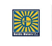 LFZNB Autoemblem für Volvo C30 C40 C70-Emblem-Aufkleberabdeckung Logo-Aufkleber für vordere und hintere Heckklappe Modifiziertes Styling-Zubehör für das Auto,Green