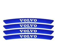 LFZNB Autoemblem für Volvo V40 V50 V60 -Emblem-Aufkleberabdeckung Logo-Aufkleber für vordere und hintere Heckklappe Modifiziertes Styling-Zubehör für das Auto,Blue