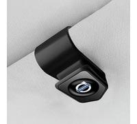 LFZNB Brillenhalter für das Auto, aufsteckbarer Sonnenbrillenhalter für Fahrzeug-Sonnenblenden, Für Volvo V40.,Black