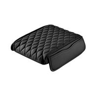 LGDONGFC Auto Armlehnen Polster für VW Tiguan III 2023 2024 2025, Leder Auto Mittelkonsole Armlehne Kissen Armlehnen-Box-Schutz mit Taschen, Auto Zubehör,Black