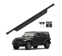 Lhdktee Auto Laderaumabdeckung Cargo Cover Für Jeep Für Wrangler JL 4 2018 2019 2020-2023 Einziehbare Kofferraumabdeckung Gepäckträger Wasserdichter Sichtschutz Autozubehör(Leather)
