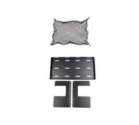 Lhdktee Auto Laderaumabdeckung Cargo Cover Gepäckablage Und Staufach Für Den Kofferraum des Für Jeep Für Wrangler JK/JL (4-Türer Baujahre 2007-2017 Und 2018-2024)(Rack and net)