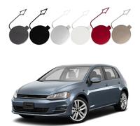 LHZPGC Abdeckkappe für Abschlepphaken der vorderen Stoßstange für VW Golf VII MK7 2013-2017, ABS-Anhängerabdeckung, 1 STK, Links/rechts,D-White